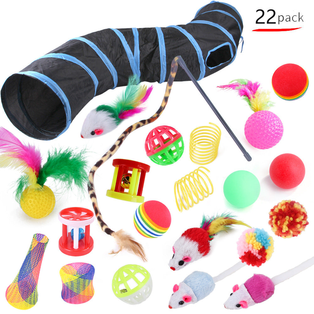 Mistpaw™ 22-piece Cat Tunnel Toy Set