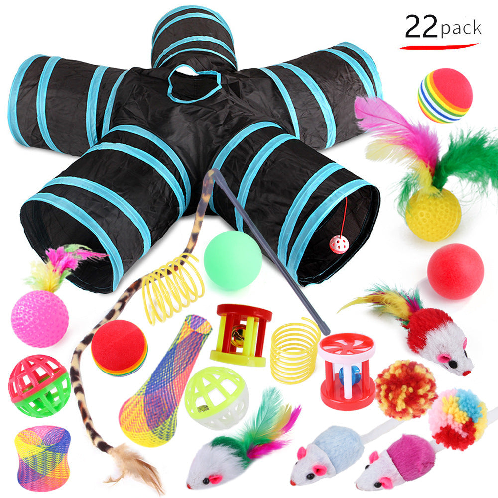 Mistpaw™ 22-piece Cat Tunnel Toy Set