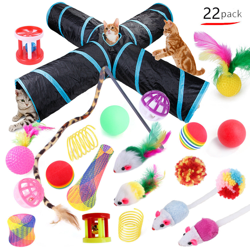 Mistpaw™ 22-piece Cat Tunnel Toy Set