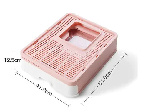 Mistpaw™ Foldable Enclosed Cat Litter Box