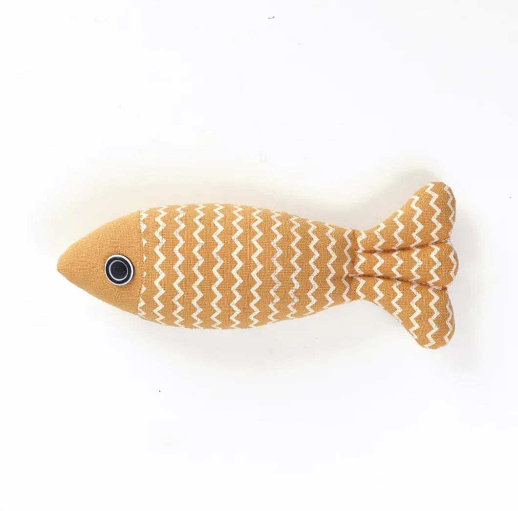 Mistpaw™ Linen Fish Cat Toy