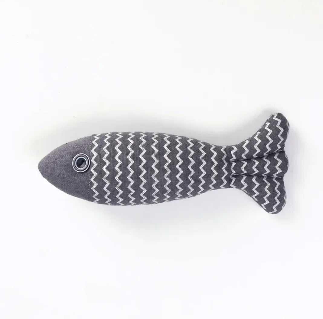 Mistpaw™ Linen Fish Cat Toy