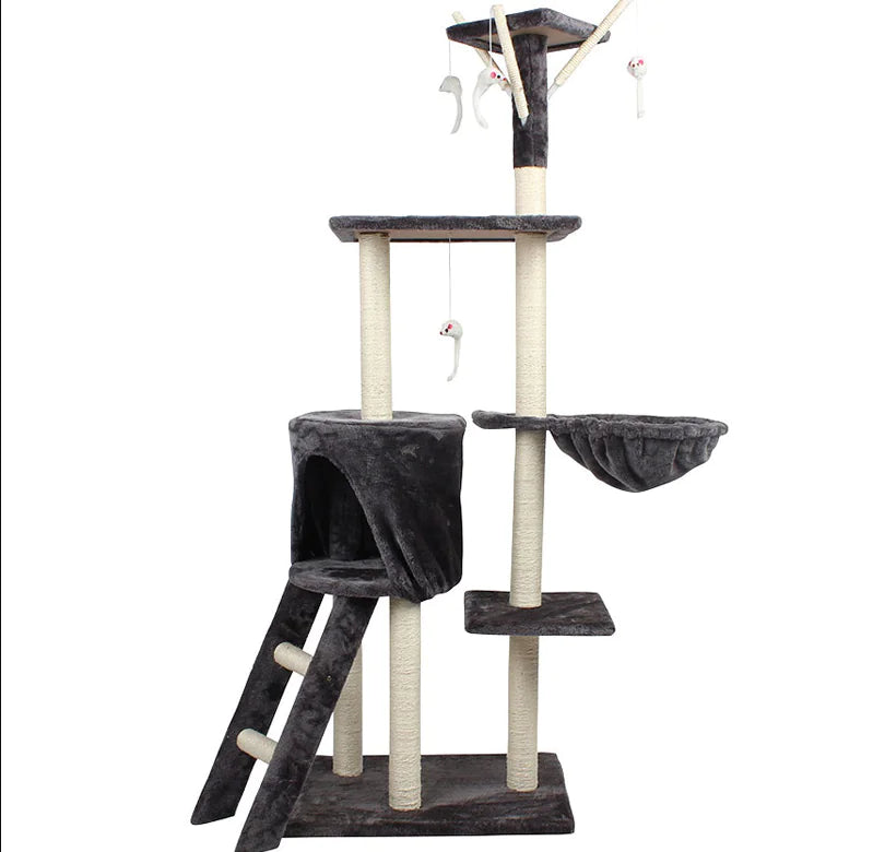Mistpaw: Medium Sisal Cat Tree with Five Platforms