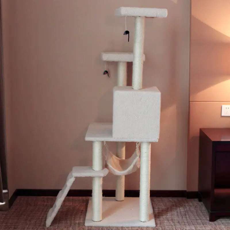 Mistpaw™ Cat Tree with Scratching Board and Climbing Frame