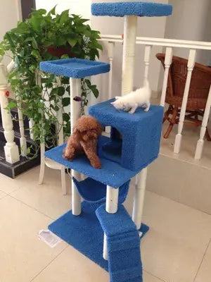 Mistpaw™ Cat Tree with Scratching Board and Climbing Frame