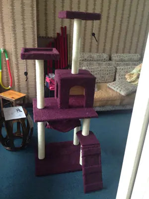 Mistpaw™ Cat Tree with Scratching Board and Climbing Frame