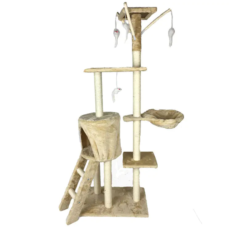 Mistpaw: Medium Sisal Cat Tree with Five Platforms