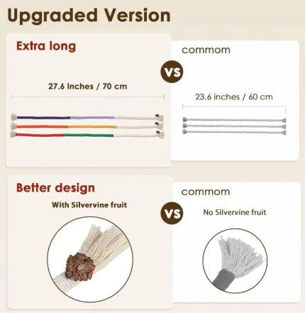 Mistpaw™ Silvervine-Infused Cotton Rope Chew Toy