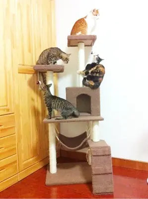 Mistpaw™ Cat Tree with Scratching Board and Climbing Frame