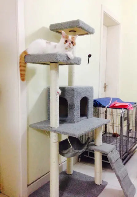 Mistpaw™ Cat Tree with Scratching Board and Climbing Frame