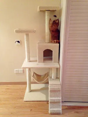 Mistpaw™ Cat Tree with Scratching Board and Climbing Frame