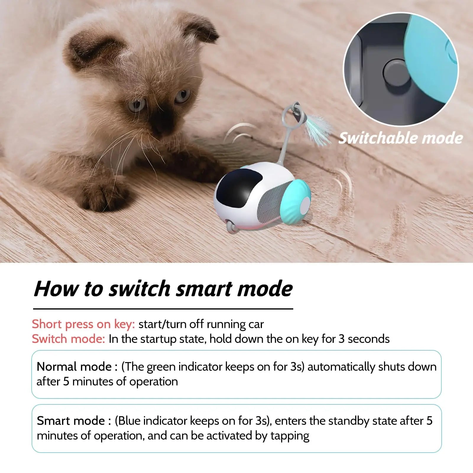 Mistpaw™ Smart Automatic Toy Car