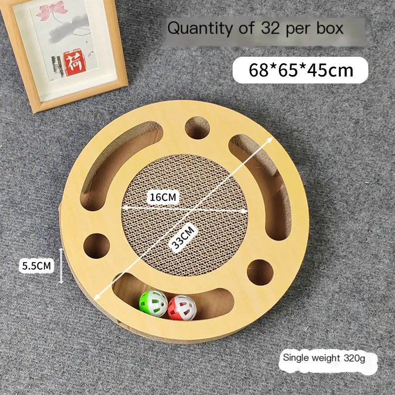 Mistpaw™ Round Scratch Cat Spinner
