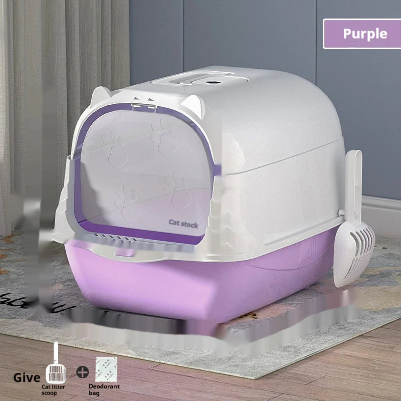 Mistpaw™ Fully Enclosed Cat Litter Box