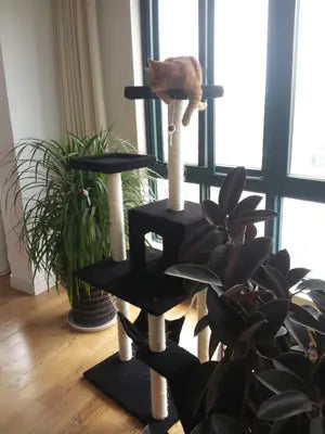 Mistpaw™ Cat Tree with Scratching Board and Climbing Frame