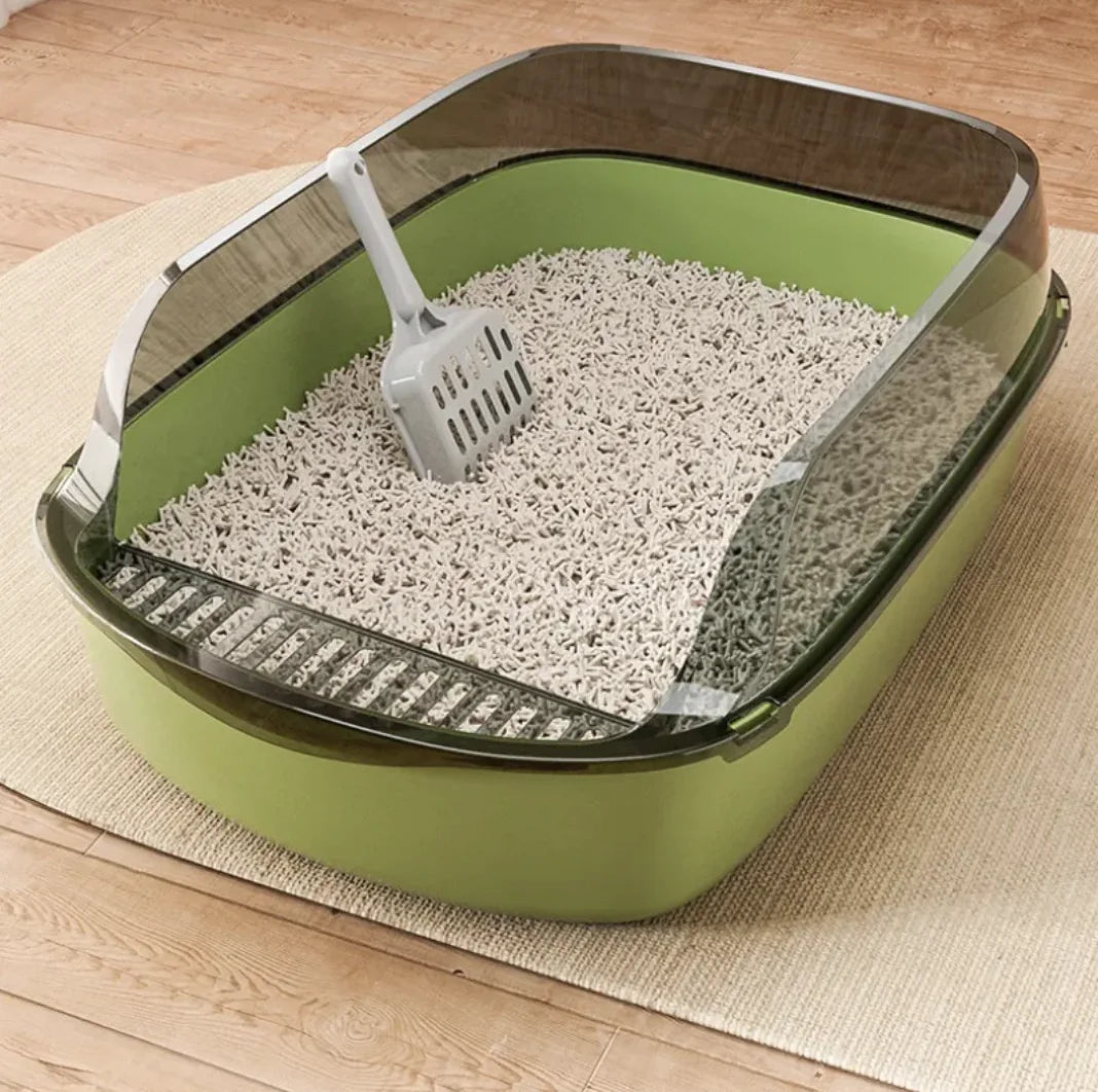 Mistpaw™ Semi-Closed Splash-Proof Cat Litter Box