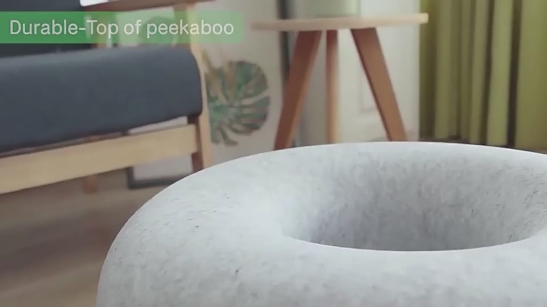 Mistpaw™ Wool Felt Cat Tunnel & Bed