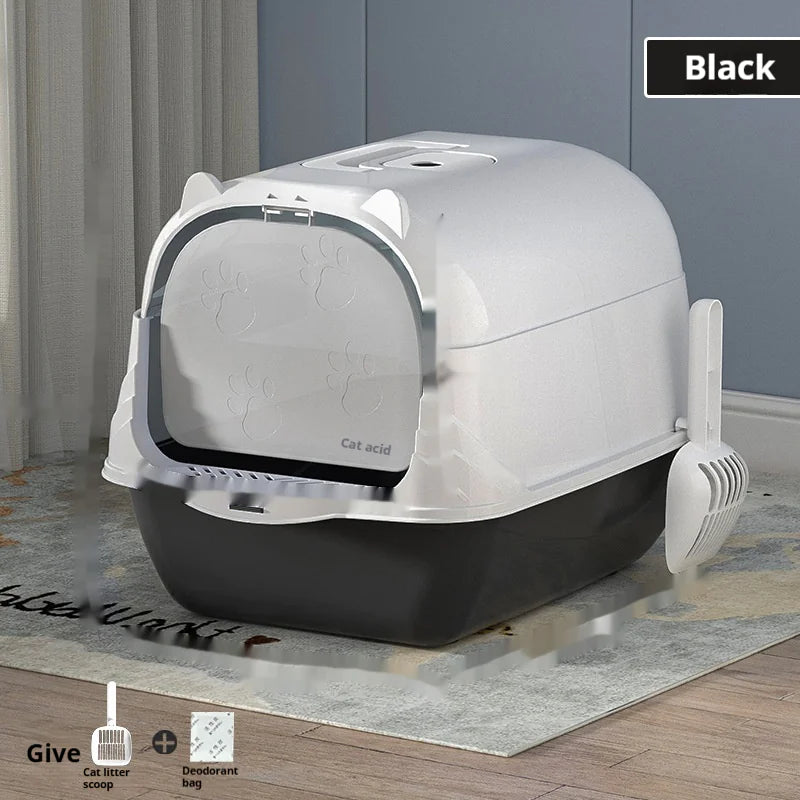 Mistpaw™ Fully Enclosed Cat Litter Box
