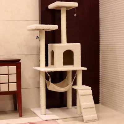 Mistpaw™ Cat Tree with Scratching Board and Climbing Frame