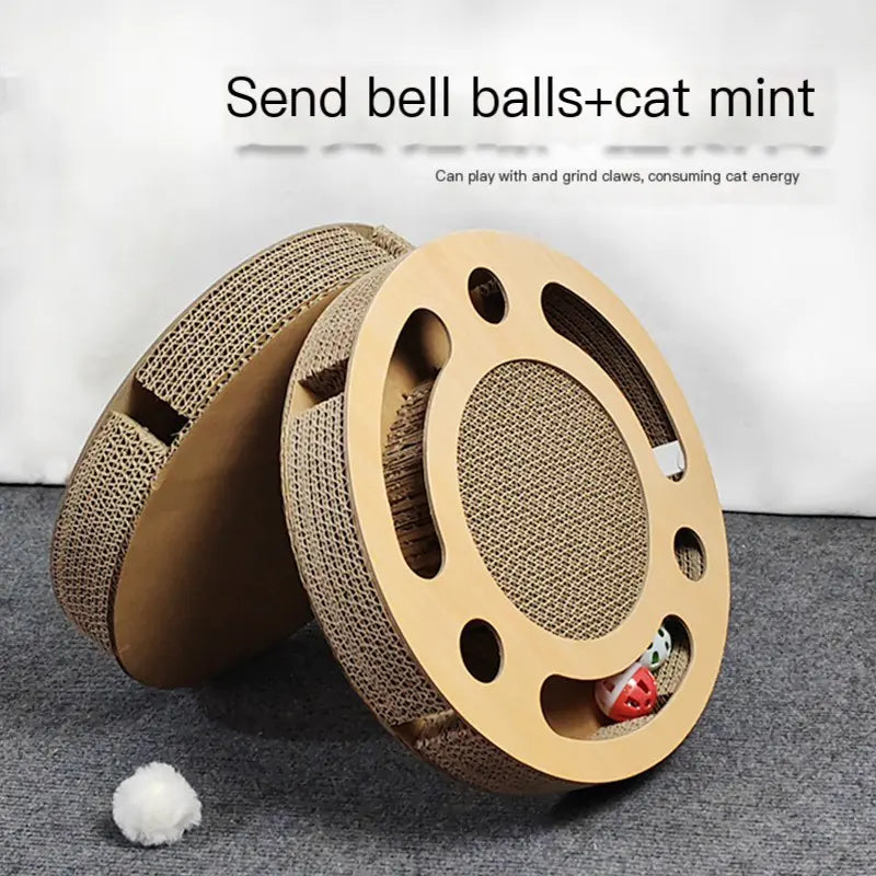 Mistpaw™ Round Scratch Cat Spinner